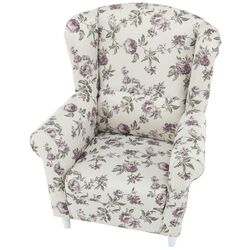 Fotoliu Mobhaus Charlot (White/Roses) Thumb