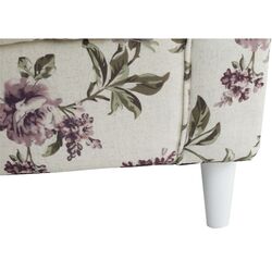 Fotoliu Mobhaus Charlot (White/Roses) Thumb