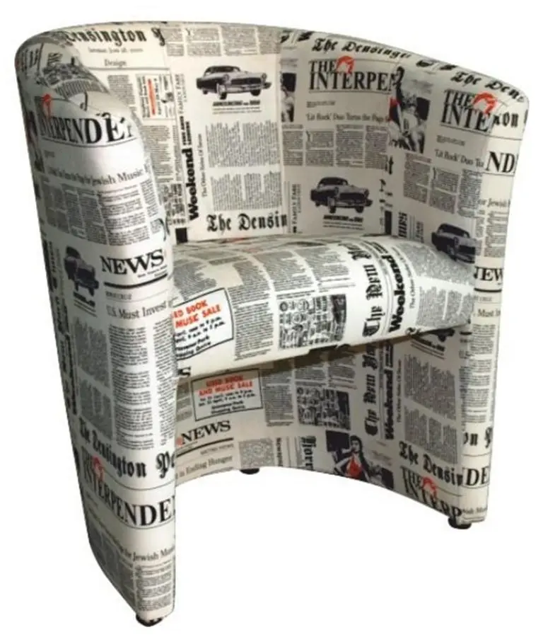 Fotoliu Mobhaus Cuba (Beige/Black)