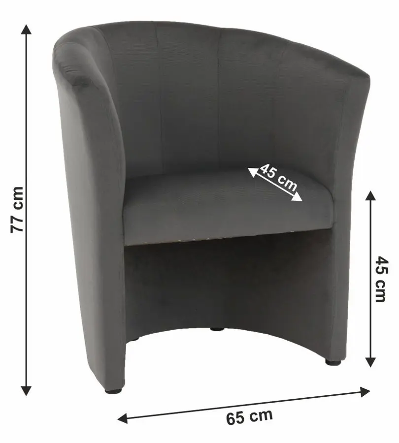 Fotoliu Mobhaus Cuba (Gray)