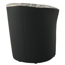 Fotoliu Mobhaus Cuba Leather/Microfiber (Black) Thumb