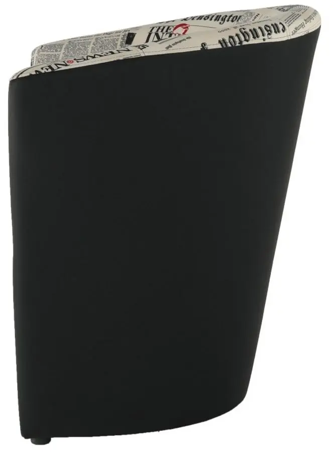 Fotoliu Mobhaus Cuba Leather/Microfiber (Black)