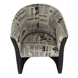 Fotoliu Mobhaus Cuba Leather/Microfiber (Black) Thumb