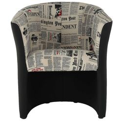 Fotoliu Mobhaus Cuba Leather/Microfiber (Black) Thumb