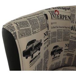 Fotoliu Mobhaus Cuba Leather/Microfiber (Black) Thumb