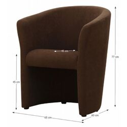 Fotoliu Mobhaus Cuba Mikrofibra (Brown) Thumb
