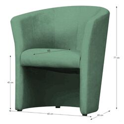 Кресло Mobhaus Cuba Mikrofibra (Green) Thumb