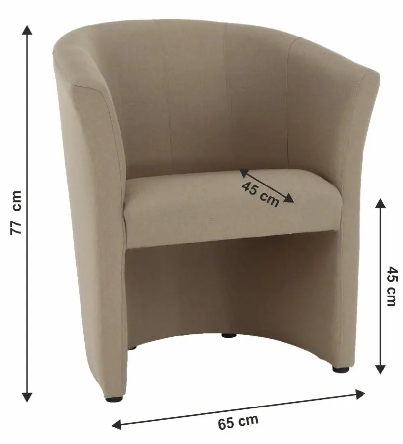 Кресло Mobhaus Cuba Savana (Beige)