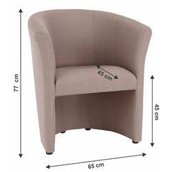 Кресло Mobhaus Cuba Savana (Powdery Pink) Thumb