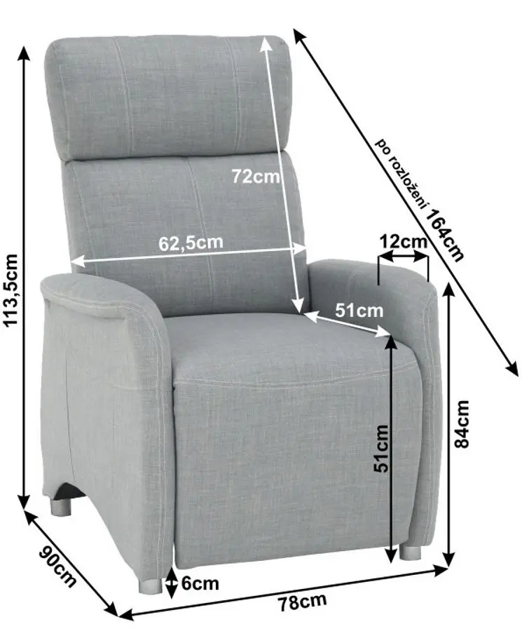 Fotoliu Mobhaus Forest (Gray)