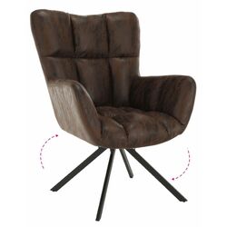 Fotoliu Mobhaus Komodo (Brown) Thumb