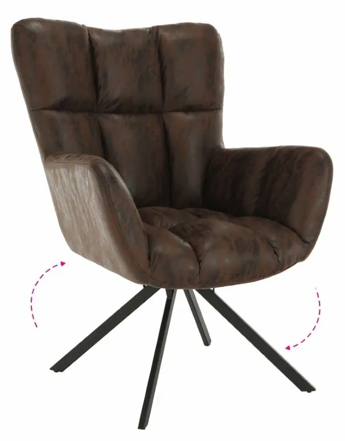 Fotoliu Mobhaus Komodo (Brown)