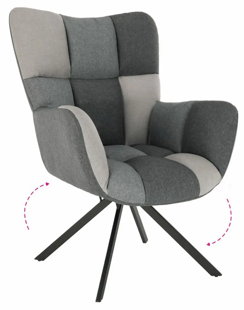 Кресло Mobhaus Komodo (Patchwork Gray) - 2