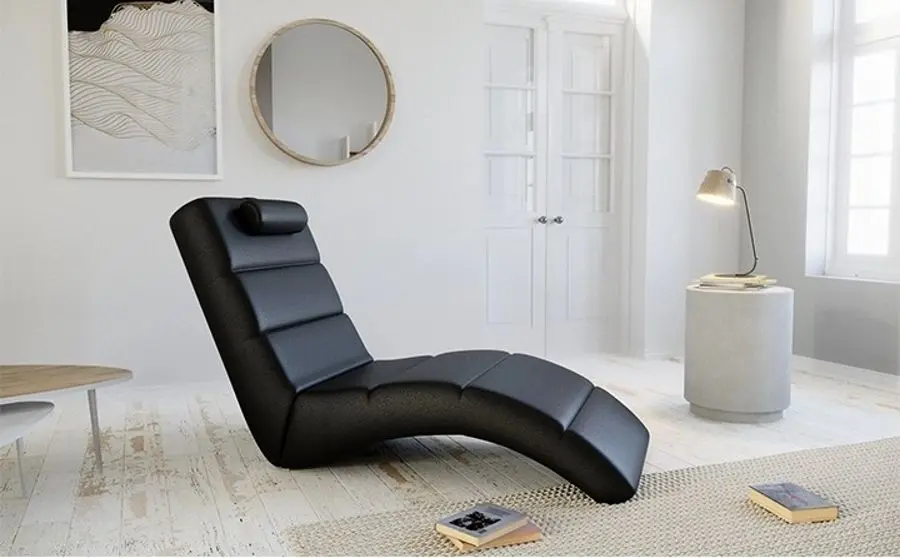 Sezlong moale Mobhaus Long (Black) - 6