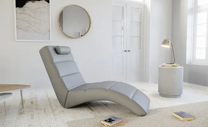 Sezlong moale Mobhaus Long (Gray) - 2