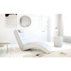 Sezlong moale Mobhaus Long (White) Thumb