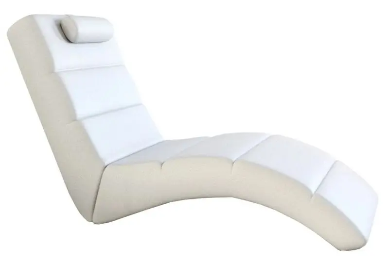 Sezlong moale Mobhaus Long (White)