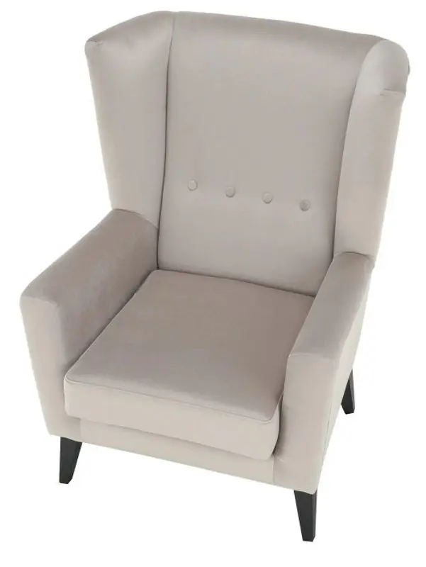 Fotoliu Mobhaus Rodeza (Cream/Black)