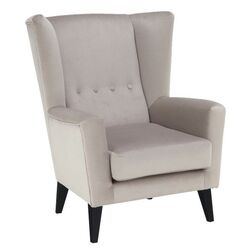 Fotoliu Mobhaus Rodeza (Cream/Black)