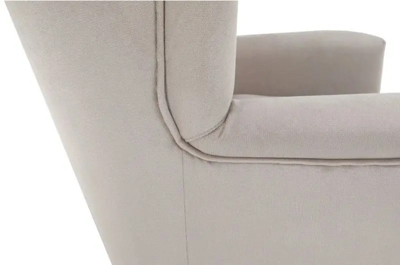 Fotoliu Mobhaus Rodeza (Cream/Black)