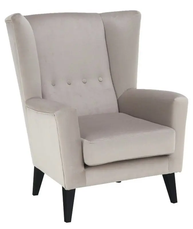 Fotoliu Mobhaus Rodeza (Cream/Black)