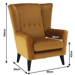 Fotoliu Mobhaus Rodeza (Honey) Thumb