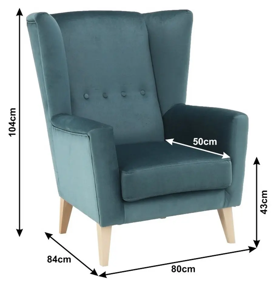 Fotoliu Mobhaus Rodeza (Menthol)