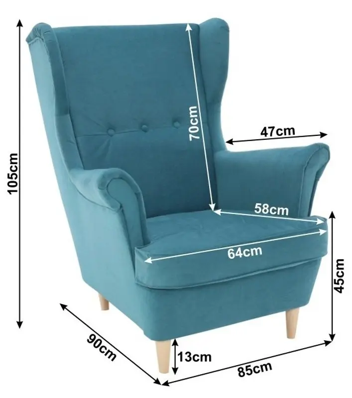 Кресло Mobhaus Rufino (Petrol) - 10