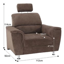 Кресло Mobhaus Santiago (Brown) Thumb