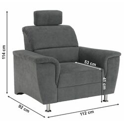 Кресло Mobhaus Santiago (Gray) Thumb