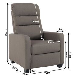 Fotoliu Mobhaus Turner (Brown) Thumb