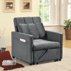 Fotoliu extensibil Mobhaus Igrim (Light Gray) Thumb