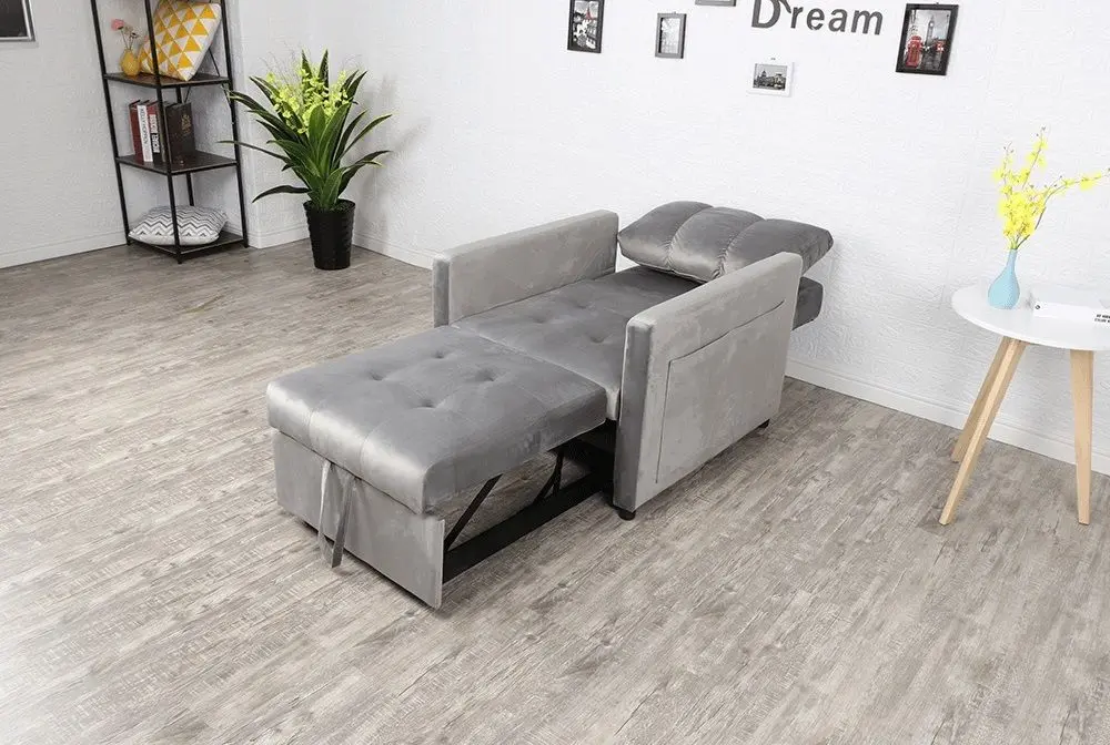 Fotoliu extensibil Mobhaus Igrim (Light Gray) - 4