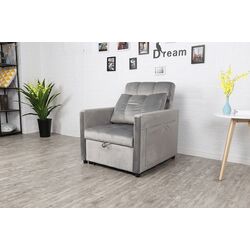 Fotoliu extensibil Mobhaus Igrim (Light Gray) Thumb