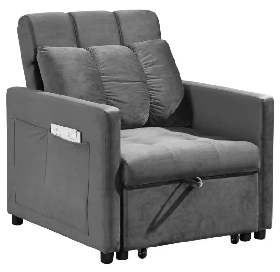 Fotoliu extensibil Mobhaus Igrim (Light Gray)