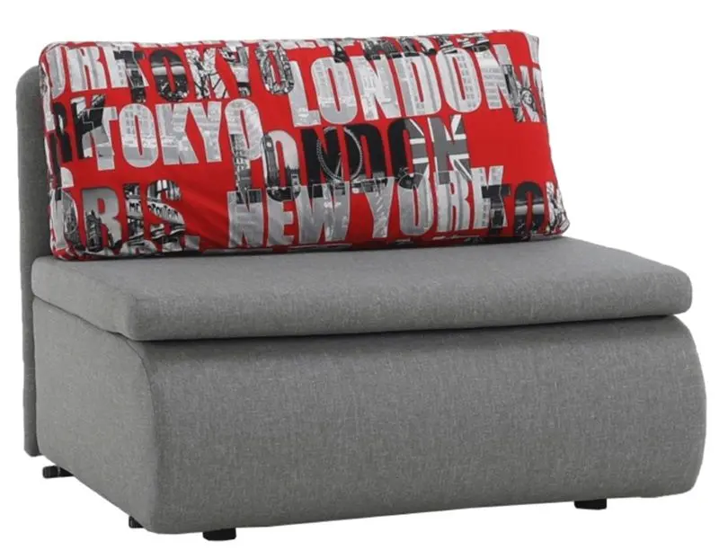 Fotoliu extensibil Mobhaus Keny New (Gray/Pattern)