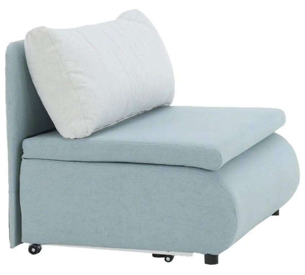 Fotoliu extensibil Mobhaus Keny New (Menthol/Cream)