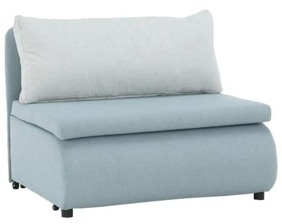 Fotoliu extensibil Mobhaus Keny New (Menthol/Cream)