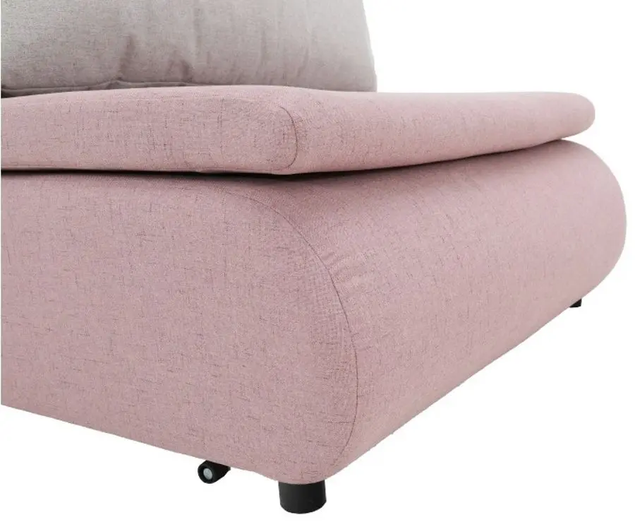 Fotoliu extensibil Mobhaus Keny New (Pink/Light Gray)