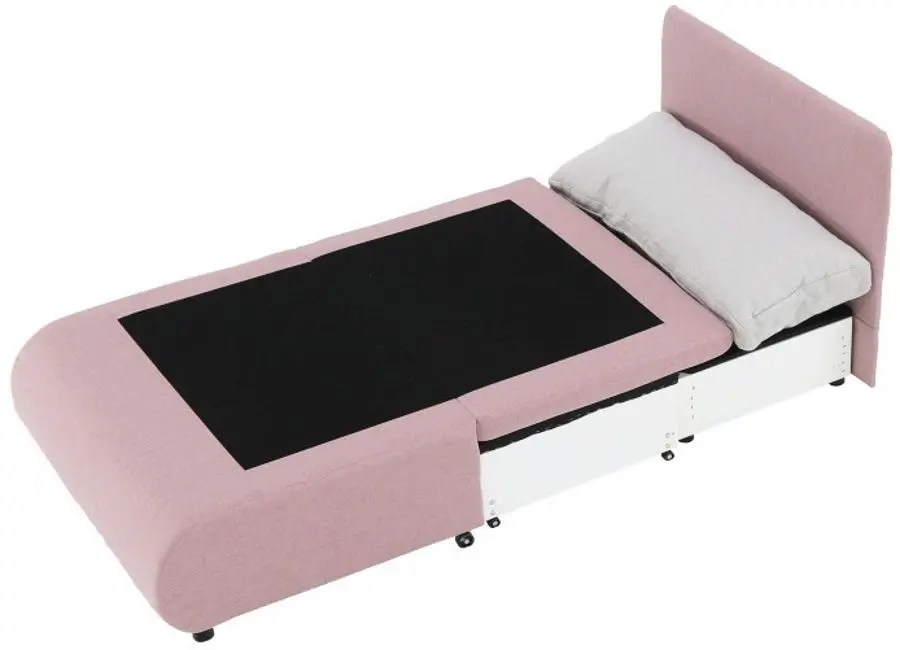 Fotoliu extensibil Mobhaus Keny New (Pink/Light Gray)