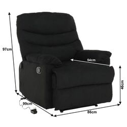 Fotoliu masaj Mobhaus Lambert (Black) Thumb