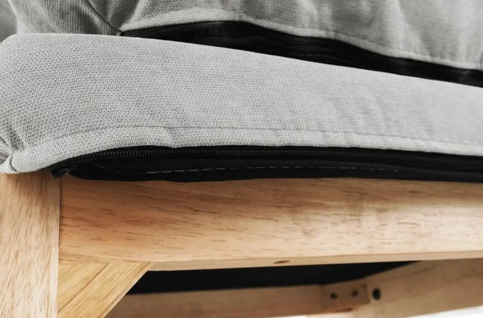 Кресло с подставкой для ног Mobhaus Zander (Light Gray/Natural) - 5