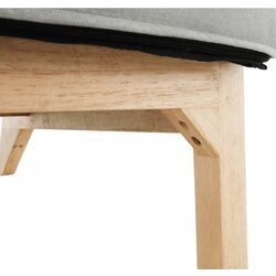 Кресло с подставкой для ног Mobhaus Zander (Light Gray/Natural) Thumb