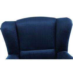 Fotoliu cu puf Mobhaus Astrid (Blue) Thumb