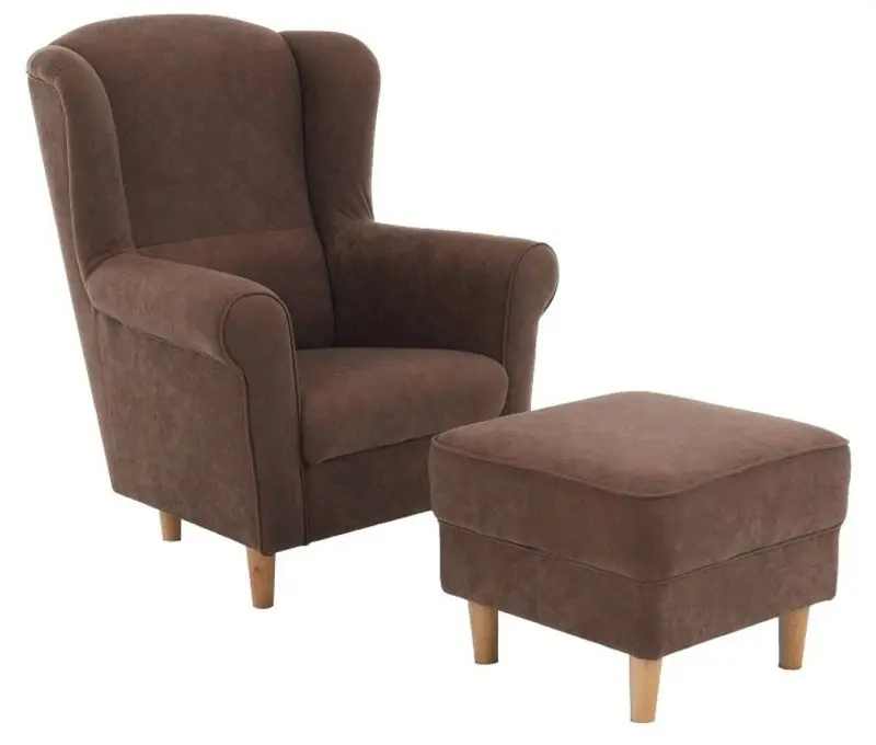Fotoliu cu puf Mobhaus Astrid (Brown)