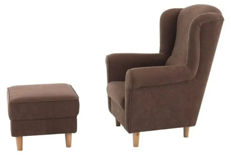 Fotoliu cu puf Mobhaus Astrid (Brown)