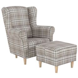 Fotoliu cu puf Mobhaus Astrid (Brown)