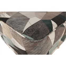 Fotoliu cu puf Mobhaus Astrid (Brown-Green) Thumb