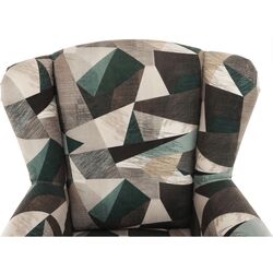 Fotoliu cu puf Mobhaus Astrid (Brown-Green) Thumb