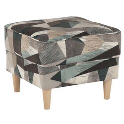 Fotoliu cu puf Mobhaus Astrid (Brown-Green) Thumb